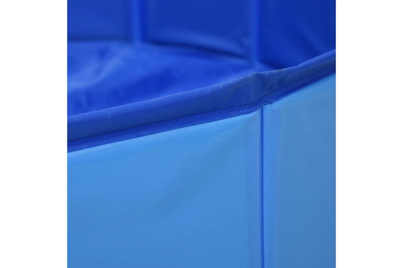 Kokoontaitettava koiran uima-allas sininen 80x20 cm PVC - Puutarhakalusteet - Ulkoryhmä - Ruokailuryhmät ulos