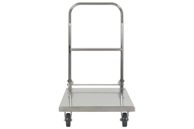 Kuljetuskärry hopea 82x53x86 cm ruostumaton teräs - Hopea - Puutarhakalusteet - Ulkoryhmä - Ruokailuryhmät ulos