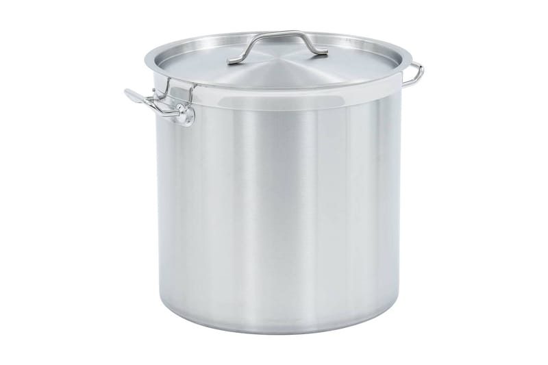 Liemikattila 50 l 40x40 cm ruostumaton teräs - Hopea - Puutarhakalusteet - Ulkoryhmä - Ruokailuryhmät ulos