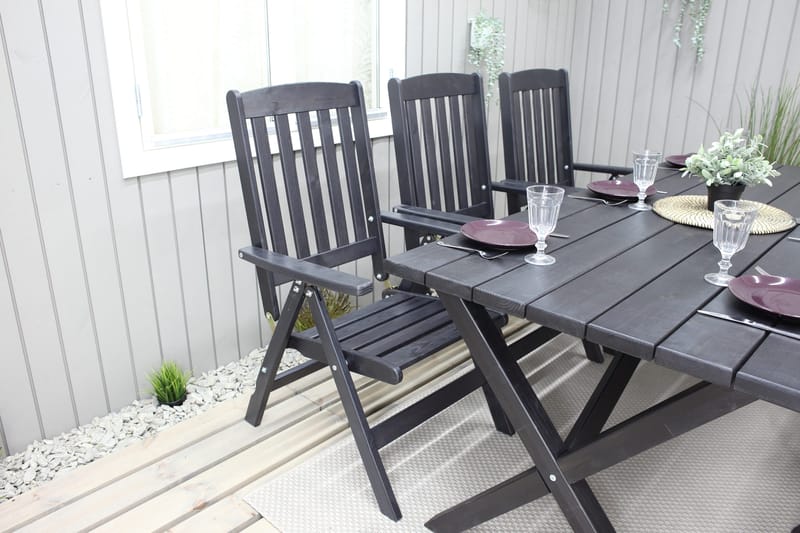 Oliver Ruokailuryhmä - Mokka - Puutarhakalusteet - Ulkoryhmä - Ruokailuryhmät ulos