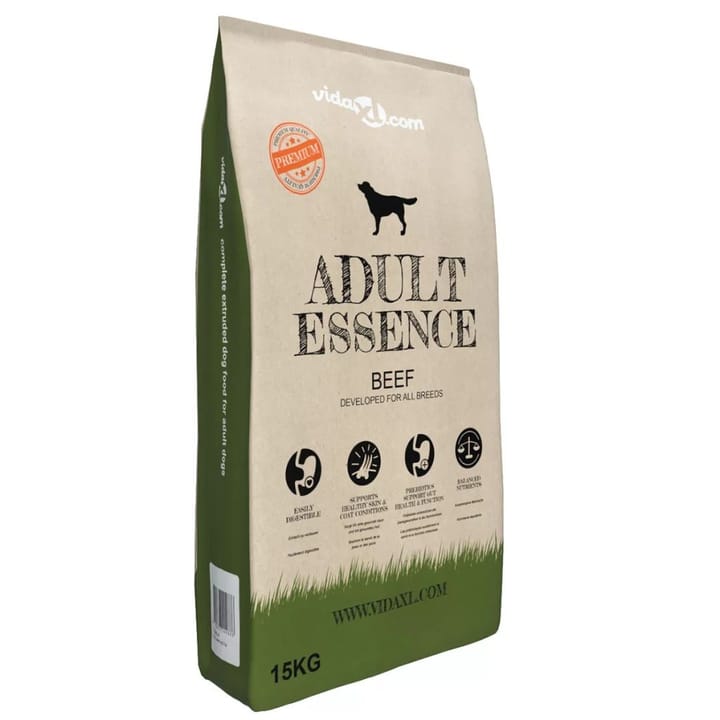 Premium koiran kuivaruoka Adult Essence Beef 15 kg - Ruokailuryhmät ulos