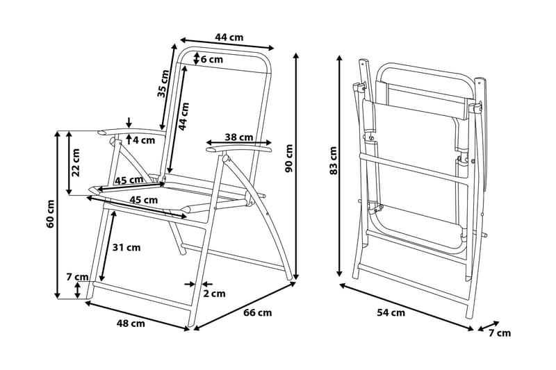 Puutarhakaluste Pöytä + 6 tuolia Livo - Musta - Puutarhakalusteet - Ulkoryhmä - Ruokailuryhmät ulos