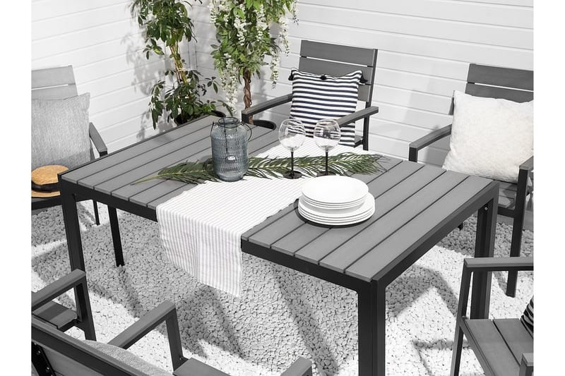 Puutarhakaluste Pöytä + 6 tuolia Como - Puutarhakalusteet - Ulkoryhmä - Ruokailuryhmät ulos