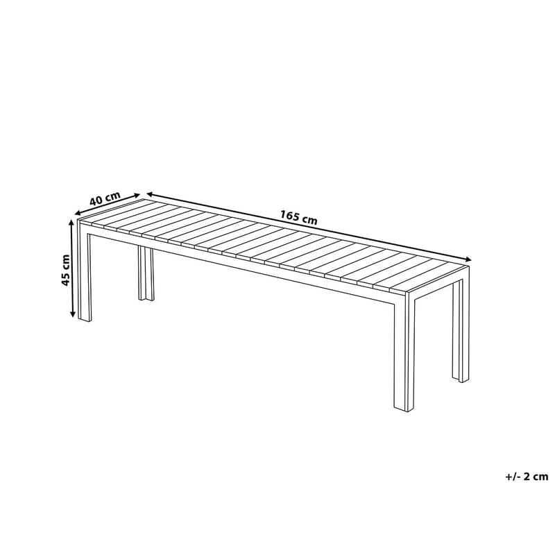 Puutarhakaluste Pöytä + Penkki Nardo - Puutarhakalusteet - Ulkoryhmä - Ruokailuryhmät ulos