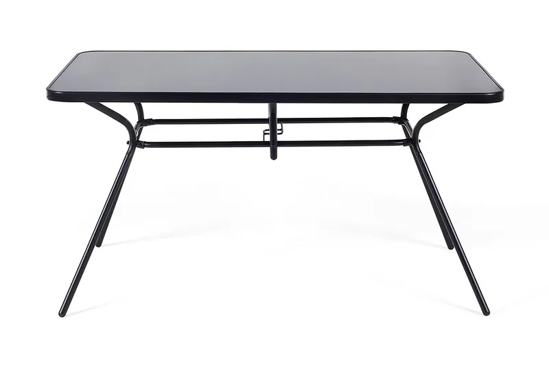 Puutarhakaluste Pöytä + 6 tuolia Livo - Musta - Puutarhakalusteet - Ulkoryhmä - Ruokailuryhmät ulos