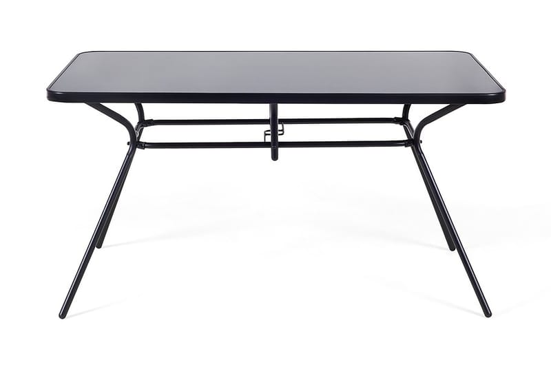 Puutarhakaluste Pöytä + 6 tuolia Livo - Musta - Puutarhakalusteet - Ulkoryhmä - Ruokailuryhmät ulos