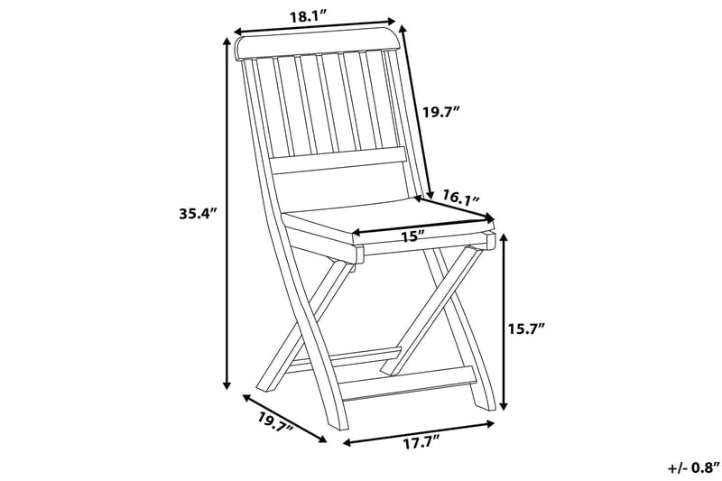 Puutarhakaluste Pöytä + 6 Cento tuolia - Puutarhakalusteet - Ulkoryhmä - Ruokailuryhmät ulos