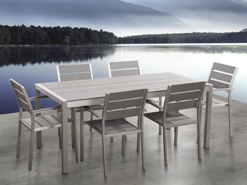 Puutarhakaluste Pöytä + 6 tuolia Vernio, undefined