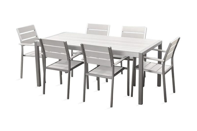 Puutarhakaluste Pöytä + 6 tuolia Vernio, undefined