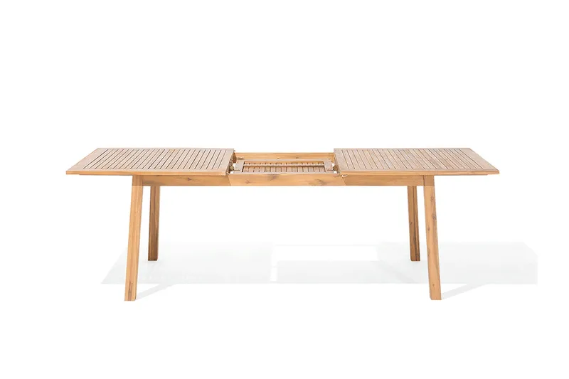 Puutarhakaluste pöytä + 8 tuolia + Leposohva 2 kpl Cesana - Puu/Luonnonväri - Puutarhakalusteet - Ulkoryhmä - Ruokailuryhmät ulos