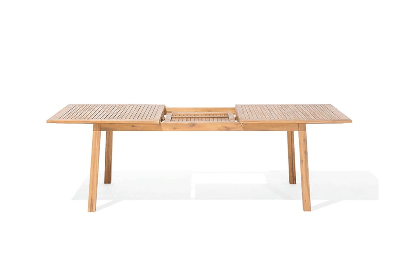 Puutarhakaluste pöytä + 8 tuolia + Leposohva 2 kpl Cesana - Puu/Luonnonväri - Puutarhakalusteet - Ulkoryhmä - Ruokailuryhmät ulos