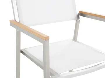 Puutarhakalusteet Pöytä + 6 Grosseto tuolia - Harmaa - Puutarhakalusteet - Ulkoryhmä - Ruokailuryhmät ulos