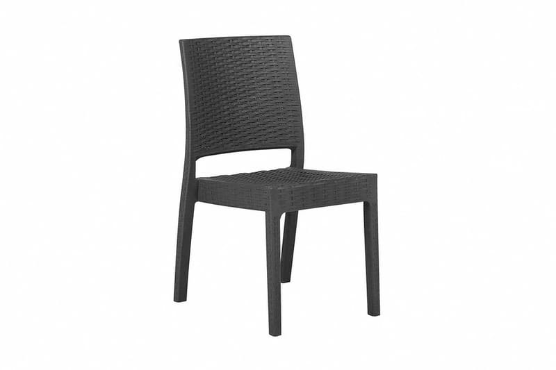 Puutarhakalustepaketti Valderamo 4 tuolilla - Harmaa - Puutarhakalusteet - Ulkoryhmä - Ruokailuryhmät ulos