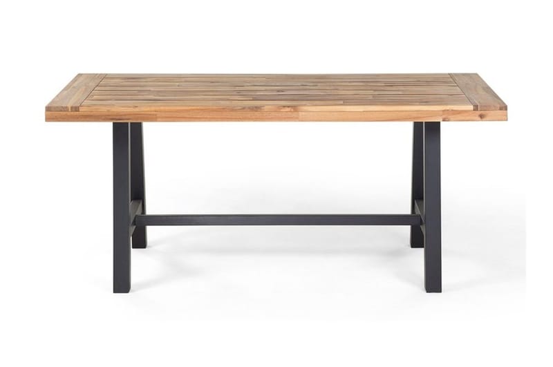 Puutarhakalustesetti Pöytä + 2 Penkkiä Scania 80 cm - Musta - Puutarhakalusteet - Ulkoryhmä - Ruokailuryhmät ulos