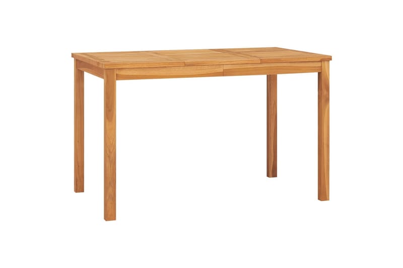 Puutarhan ruokapöytä 120x70x77 cm täysi tiikki - Ruskea - Puutarhakalusteet - Ulkoryhmä - Ruokailuryhmät ulos