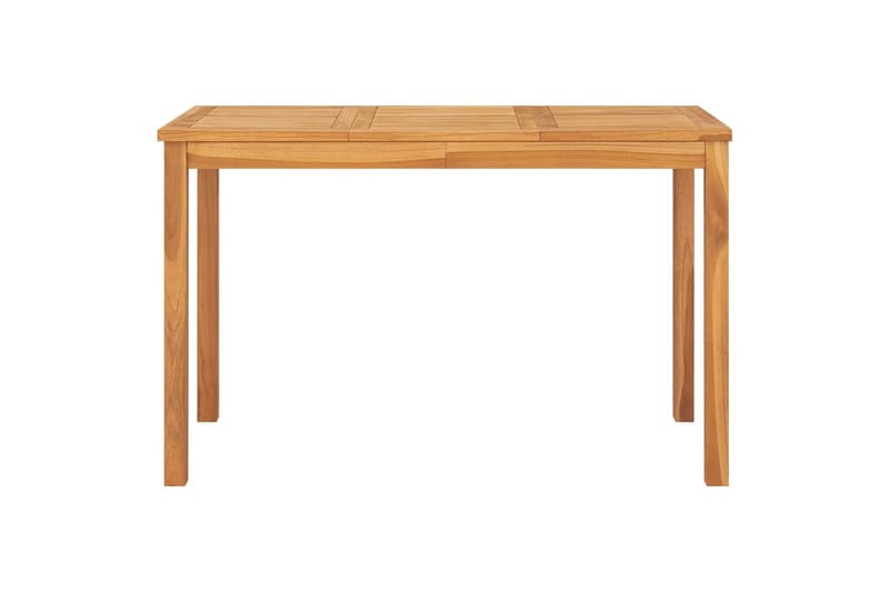 Puutarhan ruokapöytä 120x70x77 cm täysi tiikki - Ruskea - Puutarhakalusteet - Ulkoryhmä - Ruokailuryhmät ulos