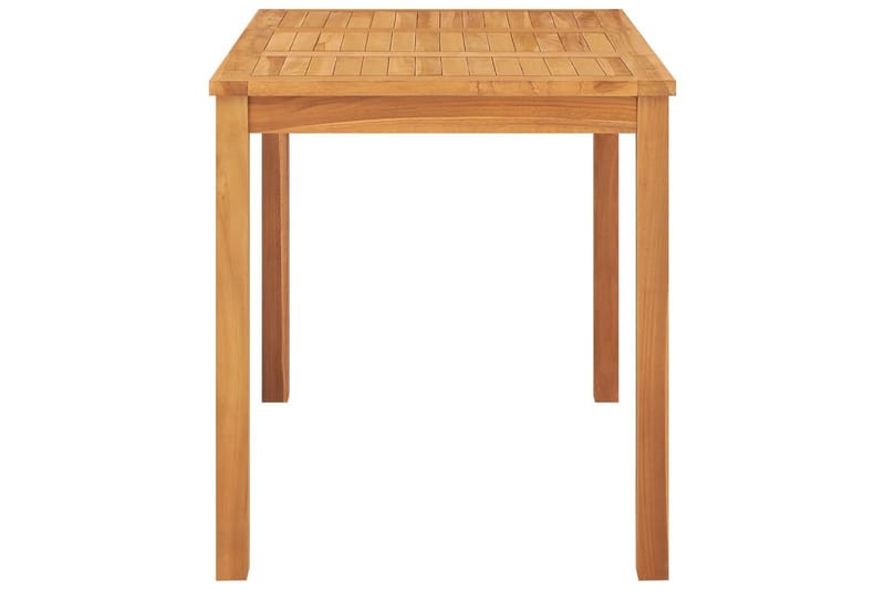 Puutarhan ruokapöytä 120x70x77 cm täysi tiikki - Ruskea - Puutarhakalusteet - Ulkoryhmä - Ruokailuryhmät ulos