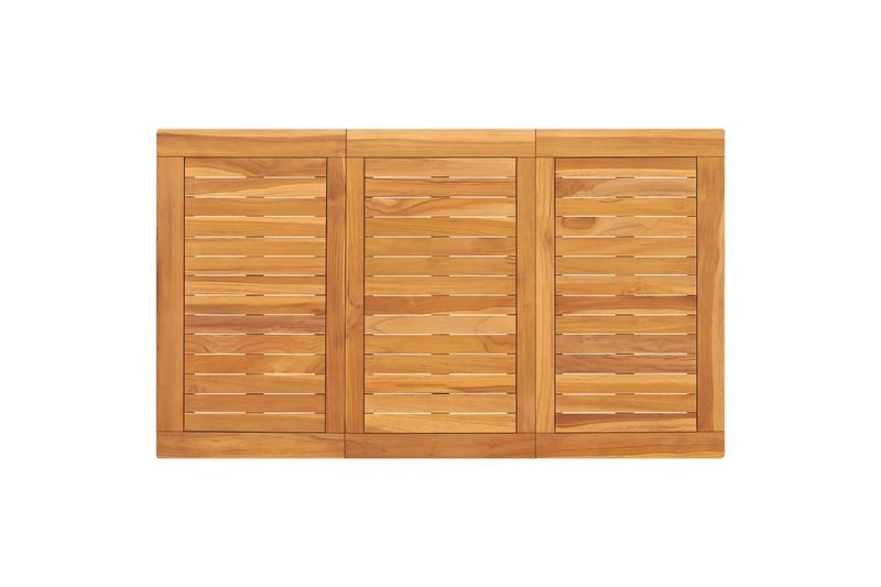 Puutarhan ruokapöytä 120x70x77 cm täysi tiikki - Ruskea - Puutarhakalusteet - Ulkoryhmä - Ruokailuryhmät ulos