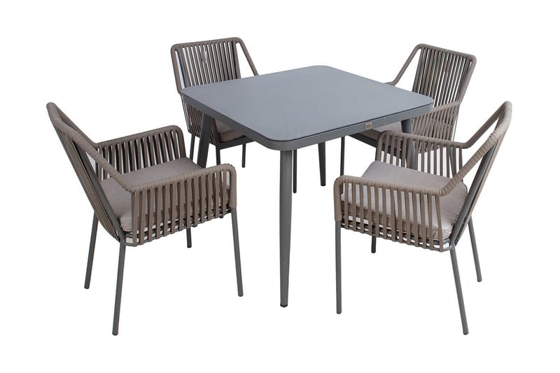 Puutarharyhmä Andros 4 tuolilla, undefined