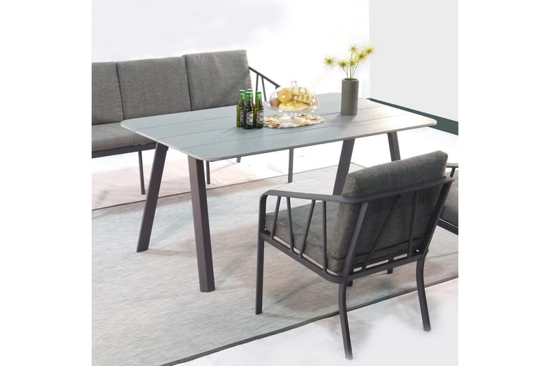 Puutarhasarja Kahla Harmaa - Puutarhakalusteet - Ulkoryhmä - Ruokailuryhmät ulos