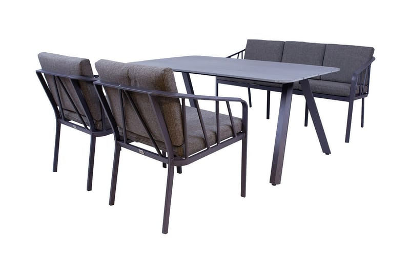 Puutarhasarja Kahla Harmaa - Puutarhakalusteet - Ulkoryhmä - Ruokailuryhmät ulos