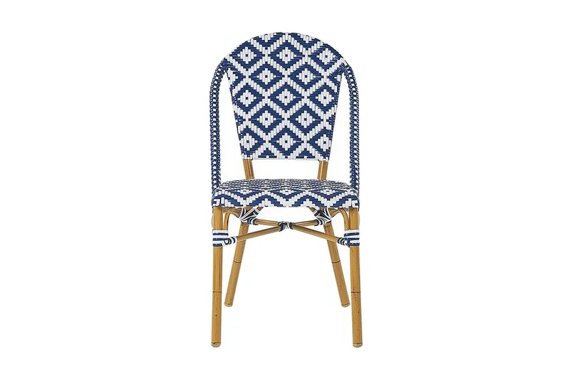 Puutarhasetti 4 tuolilla Rifreddo - Sininen - Puutarhakalusteet - Ulkoryhmä - Ruokailuryhmät ulos