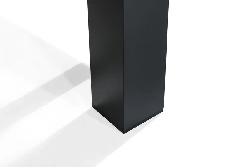 Ruokailuryhmä Las Vegas 220-280 + 8 Säätötuoli Lyx - Musta/Tiikki - Puutarhakalusteet - Ulkoryhmä - Ruokailuryhmät ulos