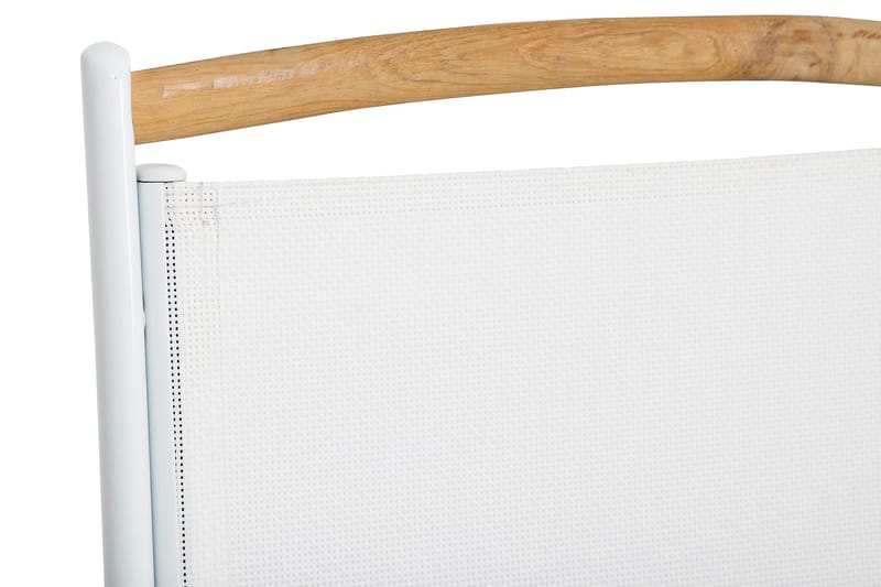 Ruokailuryhmä Las Vegas 220-280x100+ 8 Las Vegas Lyx Pehmust - Valk/Tiikki/Musta - Puutarhakalusteet - Ulkoryhmä - Ruokailuryhmät ulos