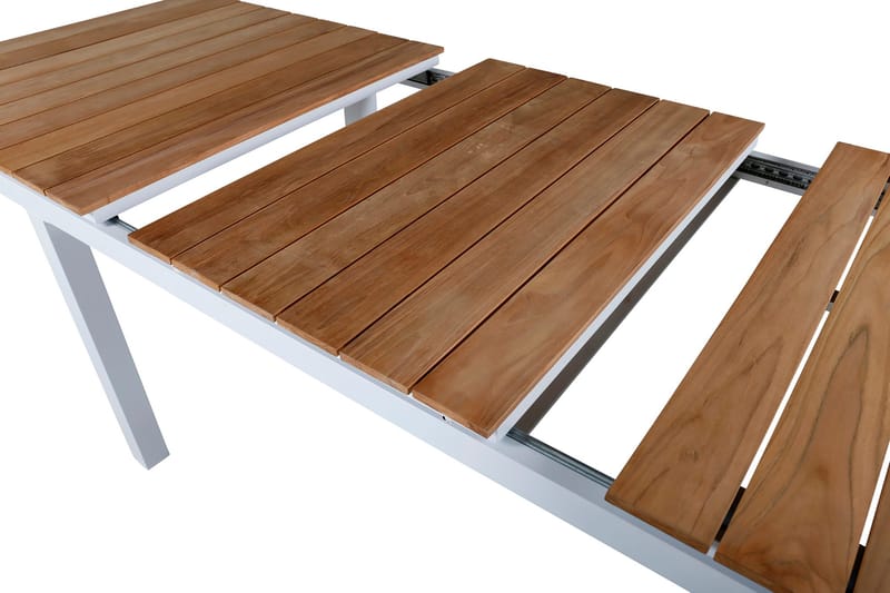 Ruokailuryhmä Mexico Jatk 180 cm 8 Alina tuolia - Musta/Harmaa - Puutarhakalusteet - Ulkoryhmä - Ruokailuryhmät ulos