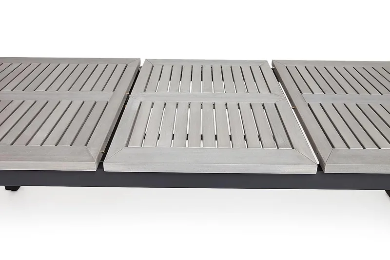 Ruokailuryhmä Monaco 152-210 4 Monaco tuolia - Musta/Musta - Puutarhakalusteet - Ulkoryhmä - Ruokailuryhmät ulos