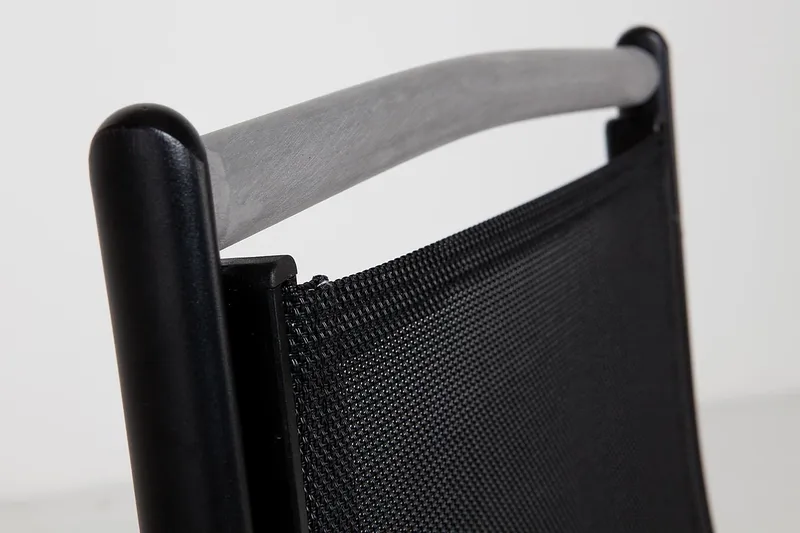 Ruokailuryhmä Monaco 152-210 4 Monaco tuolia - Musta/Musta - Puutarhakalusteet - Ulkoryhmä - Ruokailuryhmät ulos