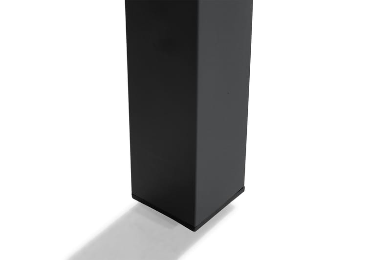 Ruokailuryhmä Monaco 152-210x90 + 4 Tunis tuolia - Musta - Puutarhakalusteet - Ulkoryhmä - Ruokailuryhmät ulos