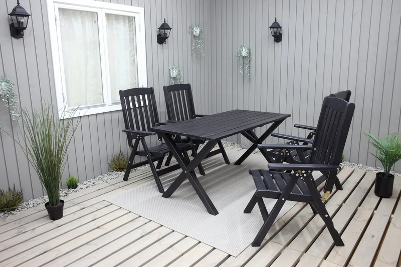 Ruokailuryhmä Oliver Mocca - Mocca - Puutarhakalusteet - Ulkoryhmä - Ruokailuryhmät ulos