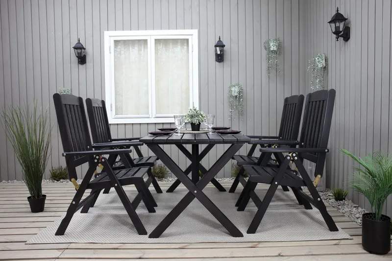 Ruokailuryhmä Oliver Mocca - Mocca - Puutarhakalusteet - Ulkoryhmä - Ruokailuryhmät ulos