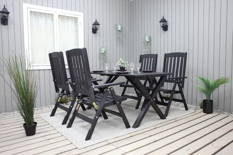 Ruokailuryhmä Oliver Mocca - Mocca - Puutarhakalusteet - Ulkoryhmä - Ruokailuryhmät ulos