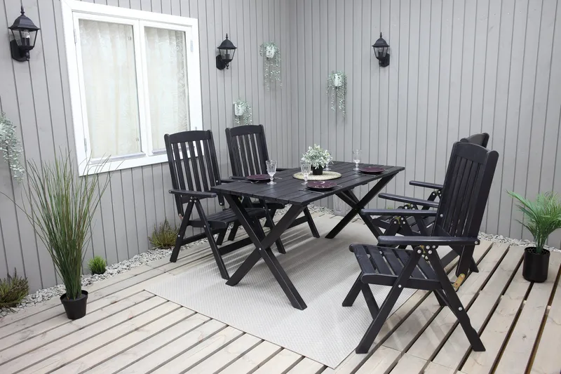 Ruokailuryhmä Oliver Mocca - Mocca - Puutarhakalusteet - Ulkoryhmä - Ruokailuryhmät ulos