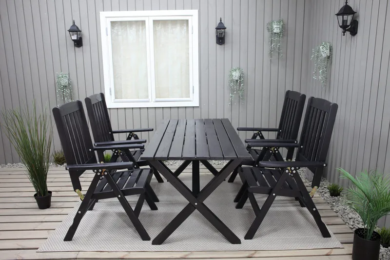 Ruokailuryhmä Oliver Mocca - Mocca - Puutarhakalusteet - Ulkoryhmä - Ruokailuryhmät ulos