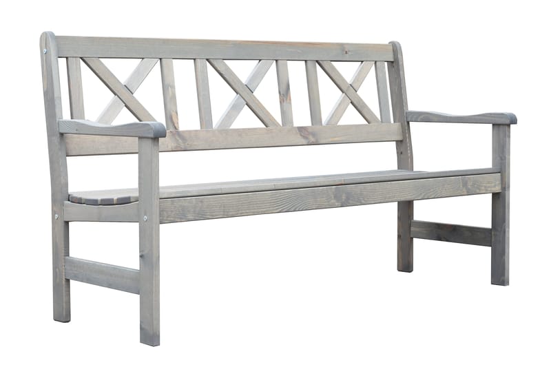 Ruokailuryhmä Olivo + 2 tuolia + penkki - Harmaa - Puutarhakalusteet - Ulkoryhmä - Ruokailuryhmät ulos