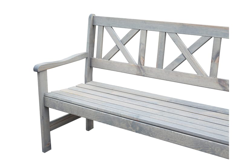 Ruokailuryhmä Olivo + 2 tuolia + penkki - Harmaa - Puutarhakalusteet - Ulkoryhmä - Ruokailuryhmät ulos