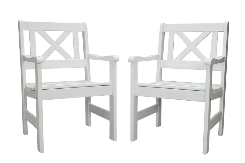 Ruokailuryhmä Olivo - Valkoinen - Puutarhakalusteet - Ulkoryhmä - Ruokailuryhmät ulos