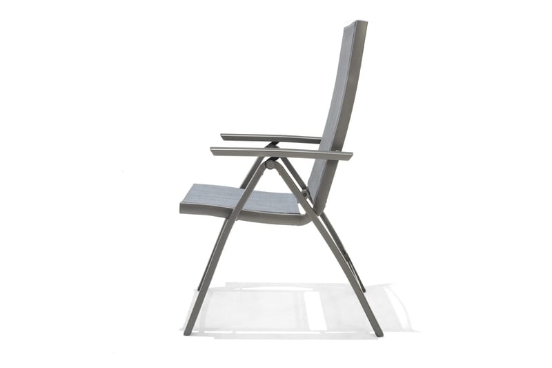 Ruokailuryhmä Scottsdale 150 cm + 2 Solanum tuolia - Harmaa - Puutarhakalusteet - Ulkoryhmä - Ruokailuryhmät ulos