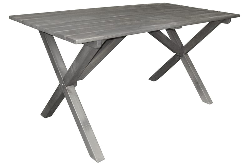 Ruokailuryhmä Scottsdale 150 cm + 2 Solanum tuolia - Harmaa - Puutarhakalusteet - Ulkoryhmä - Ruokailuryhmät ulos