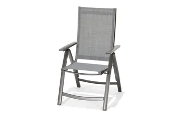 Ruokailuryhmä Scottsdale 150 cm + 2 Solanum tuolia - Harmaa - Puutarhakalusteet - Ulkoryhmä - Ruokailuryhmät ulos