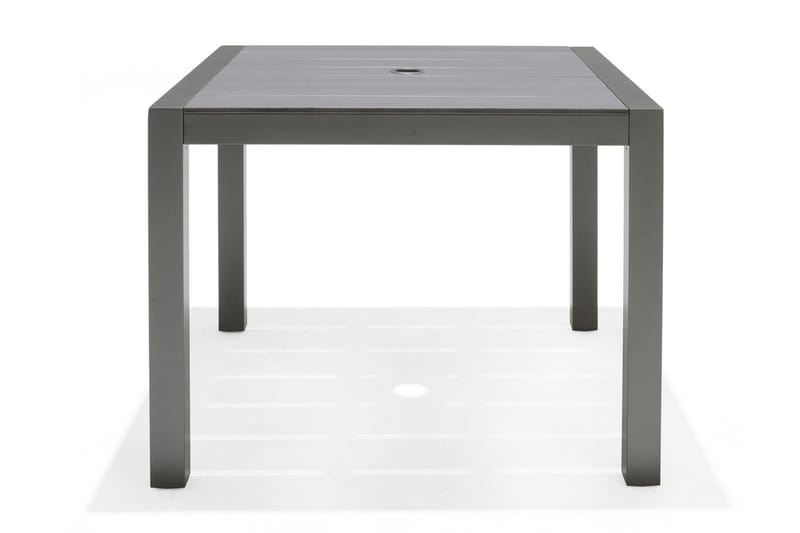 Ruokailuryhmä Solana 88 cm + 4 Säätötuolia - Harmaa - Puutarhakalusteet - Ulkoryhmä - Ruokailuryhmät ulos