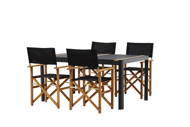 Ruokailuryhmä Togo 150x100 cm 4 Marion tuolia - Venture Home - Ruokailuryhmät ulos