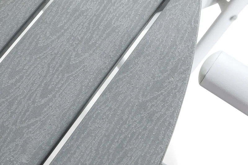 Ruokailuryhmä Tunis 140 Pyöreä 6 Maggie säätötuolia - Valkoinen/Harmaa - Puutarhakalusteet - Ulkoryhmä - Ruokailuryhmät ulos