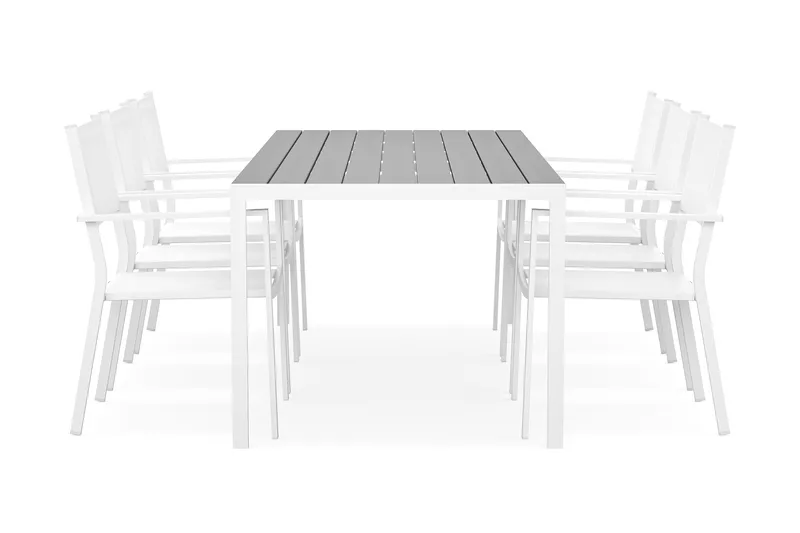 Ruokailuryhmä Tunis 205x90 cm + 6 Tunis Tuolia, undefined