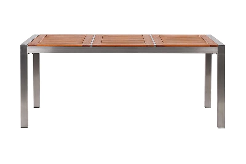 Ruokailuryhmä Vickelsbo + 6 rottinkituolia - Ruskea - Puutarhakalusteet - Ulkoryhmä - Ruokailuryhmät ulos