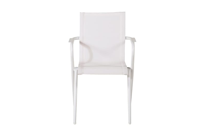 Ruokailuryhmä Virya 160 cm 4 Alina tuolia - Musta/Harmaa - Puutarhakalusteet - Ulkoryhmä - Ruokailuryhmät ulos