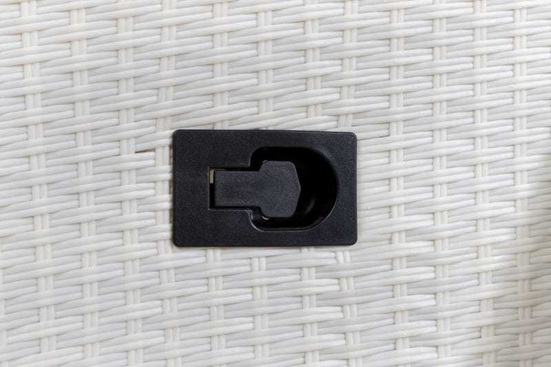 Ruokailuryhmä Virya 160 cm 4 Padova tuolia - Musta/Luonnonväri - Puutarhakalusteet - Ulkoryhmä - Ruokailuryhmät ulos